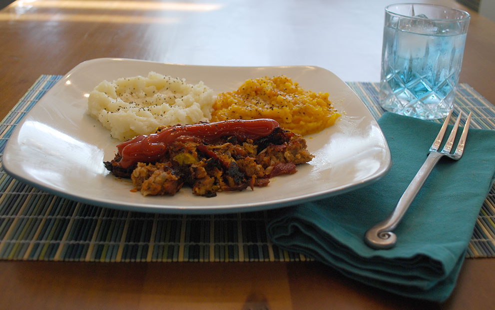 Photo of Meatloaf Served