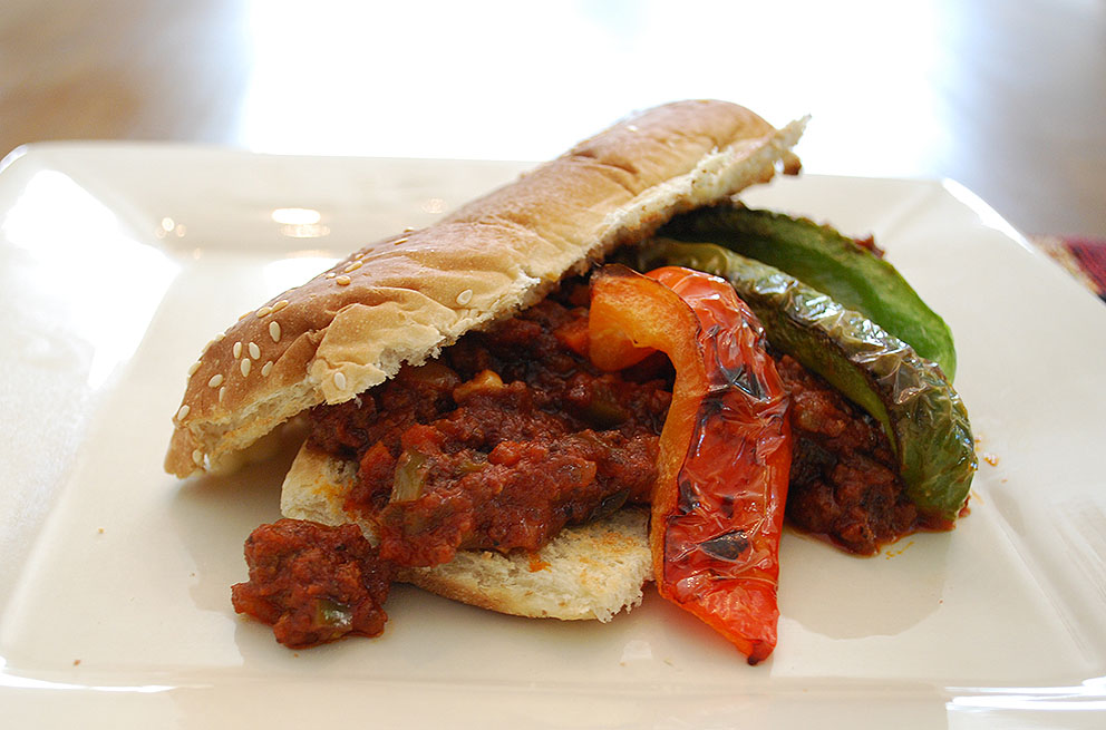 Photo of Barbecued Spoon Burgers Served